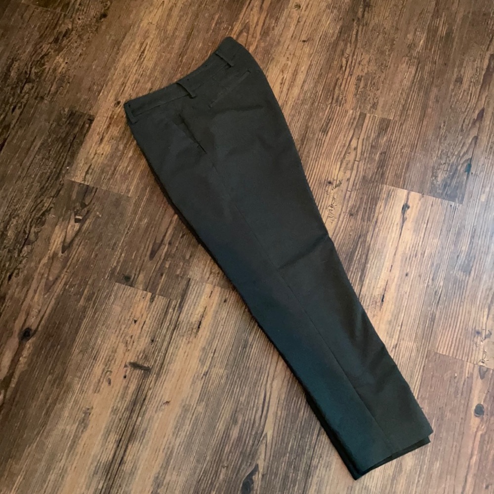 Liverpool Peat Green Ankle Pants SZ 2/26